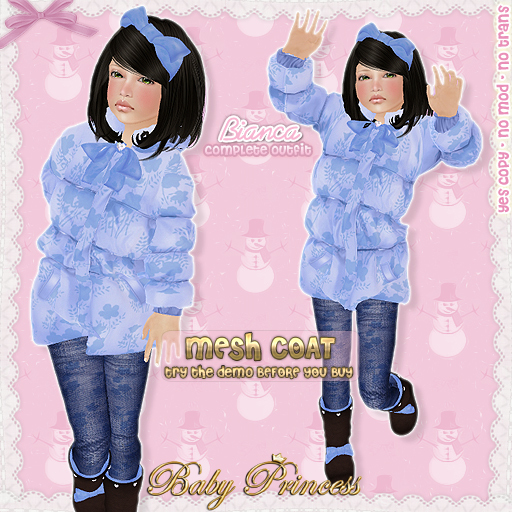 :*BABY*: Bianca - KIDS - Blue - Partial MESH