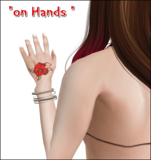 DeepLove :: Flowers on Hands :: Red flower