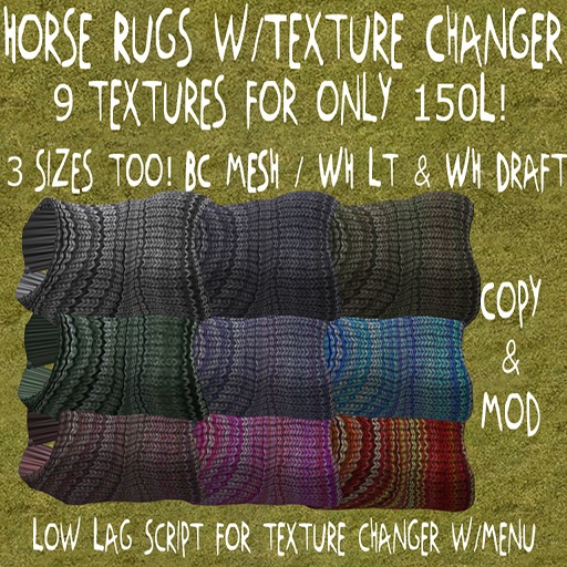 (DD&DE) Rugs w/Texture Changer (Knits)