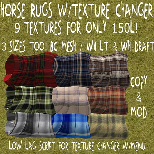 (DD&DE) Rugs w/Texture Changer (Plaids)