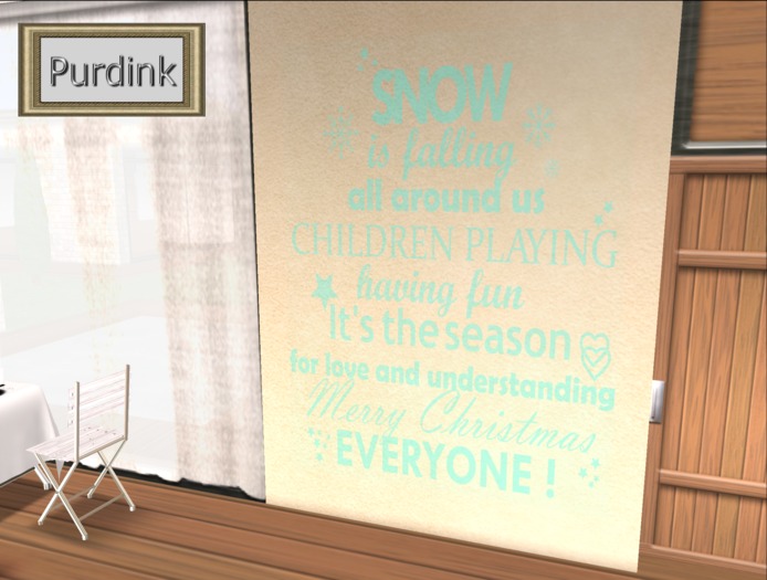 Snow is Falling Wall Decal 