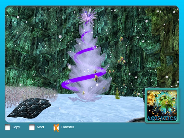 Christmas Tree Purple  with Resizer