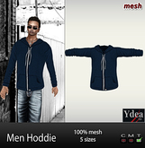 *Ydea* Men Hoddie Navy