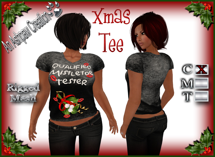 Xmas Tee-Qualified Mistletoe Tester