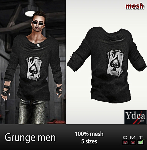*Ydea* Shirt mesh Men Card