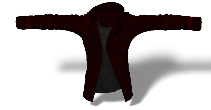 Mens Mesh Buttoned Jacket Red/Black