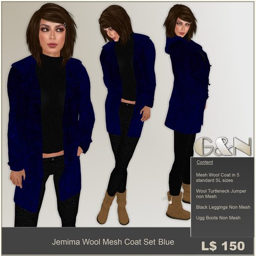 G&N Quality Design Sculpty Cardigan Blue