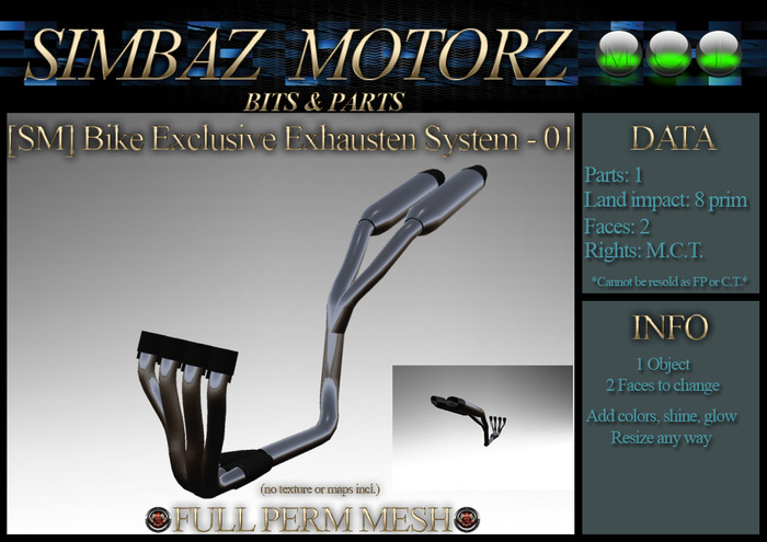 [SM] Bike Exclusive Exhausten System 01
