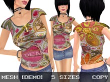 DEMO Jersey Top Spring - Mesh