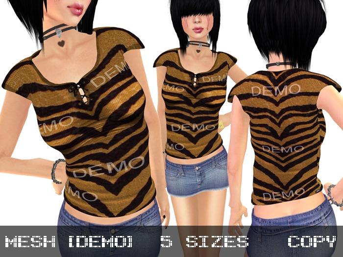 DEMO Jersey Top Tiger - Mesh