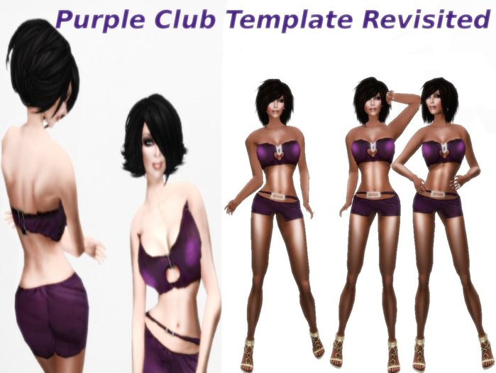Purple Club outfit Template Revisited