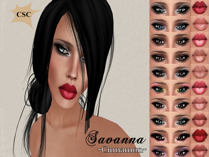 [D4u]Savanna Skin-Cinnamon/Shape/10 Make up/Big Pack