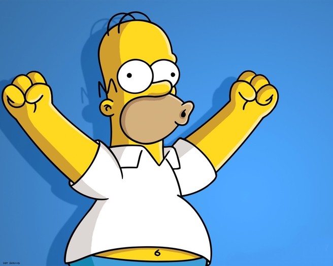 Homer Simpson- "Anybody care what this guy thinks?" gesture