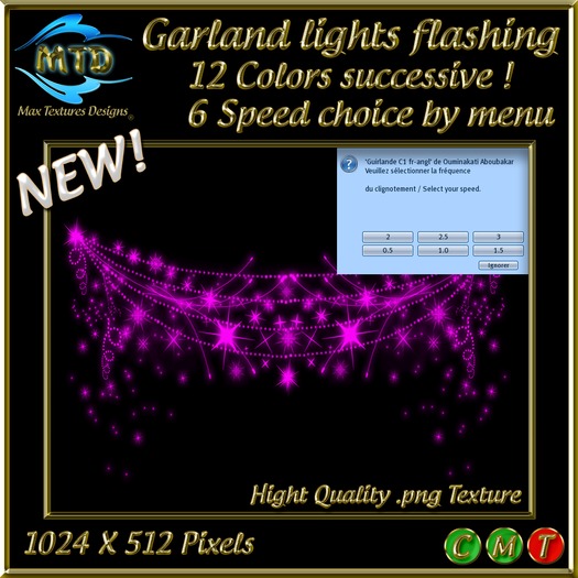 Guirlandes clignotantes/Garland lights flashing C2 (Box)