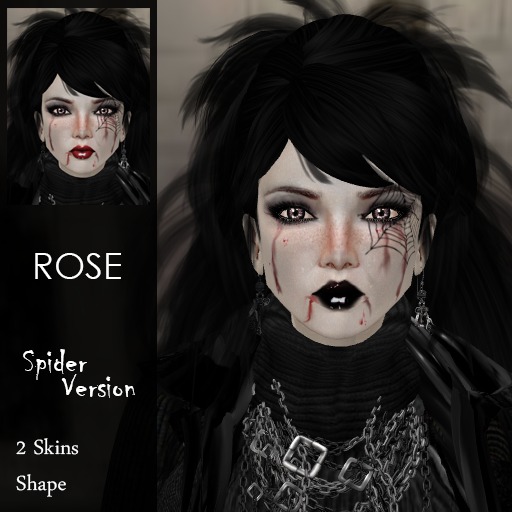 *KS* - Rose (Spider) Skin + Shape (for vampires)