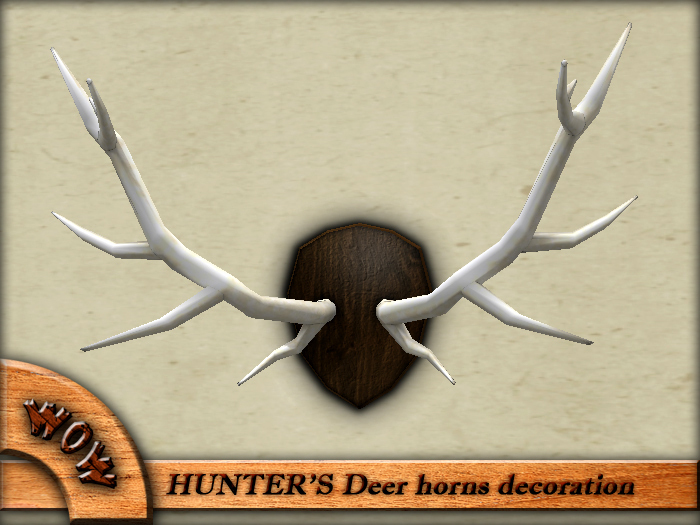 HUNTER'S - Deer horns decoration
