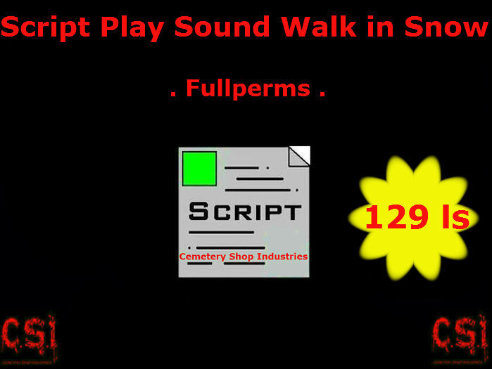 Play Sound Walk in Snow Script (box)