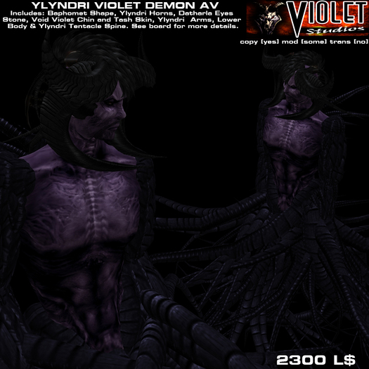 Violet Studios - Ylyndri Complete Tentacle Demon AV In Violet