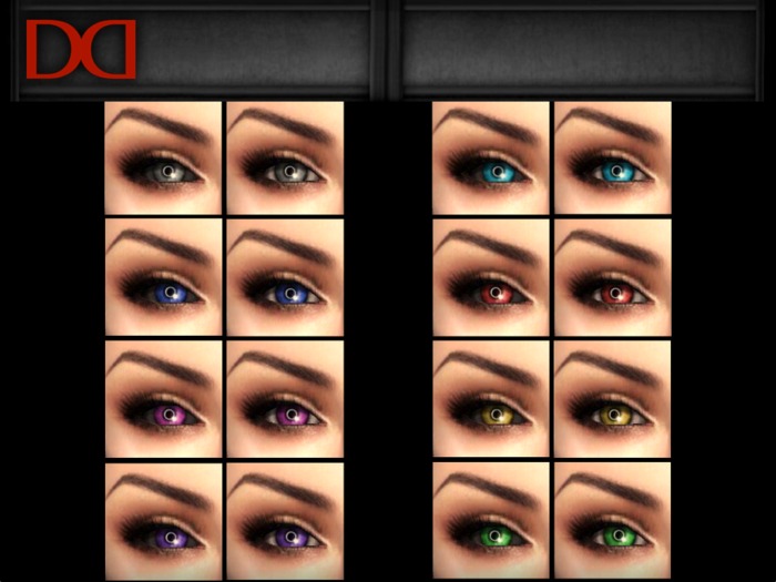 Demon/vampire eyes full set 2