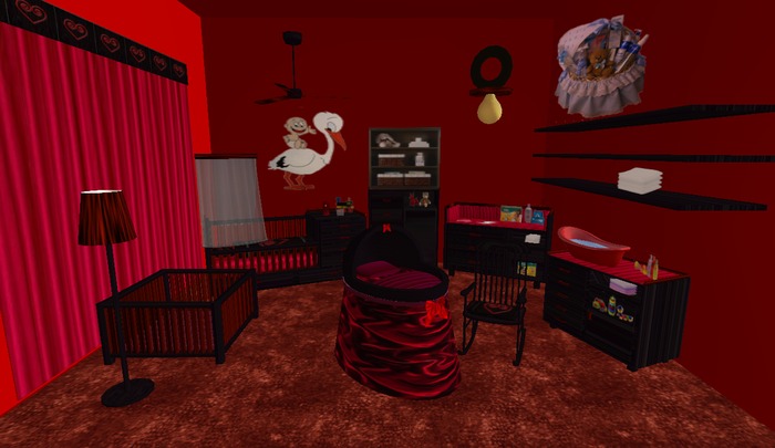 Baby Bedroom Gothic With Animations