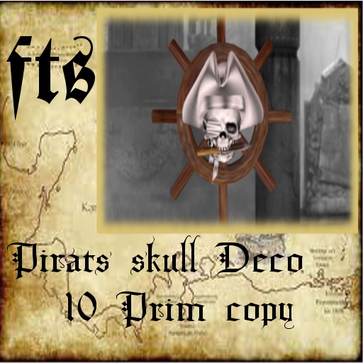 pirats skull deco