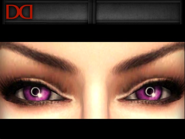 Demon/vampire eyes set 2- pink