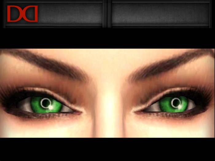 Demon/vampire eyes set 2- green