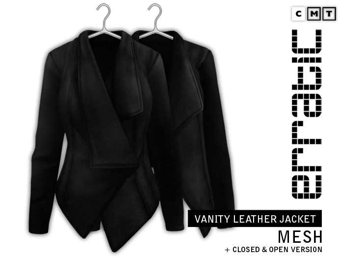 erratic / vanity - leather jacket / black