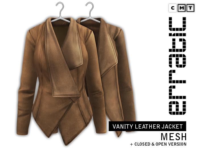 erratic / vanity - leather jacket / tan