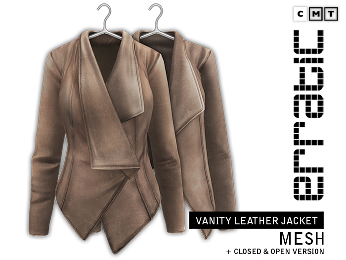 erratic / vanity - leather jacket / sand