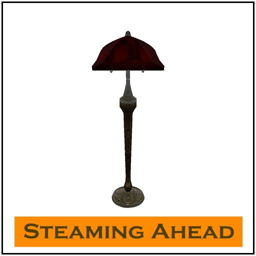 SA Burgundy Standing Lamp