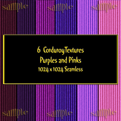 Seamless Corduroy Purples
