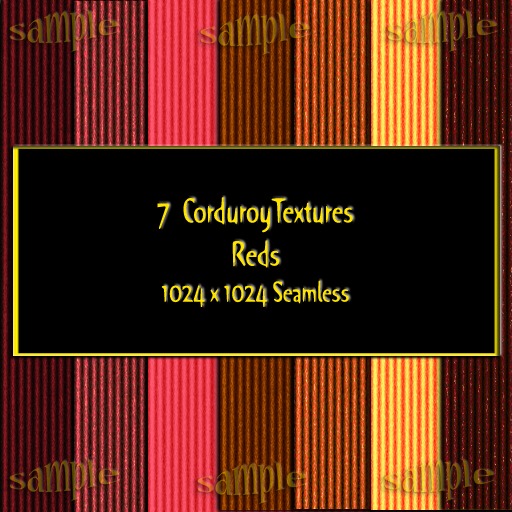 Seamless Corduroy Reds