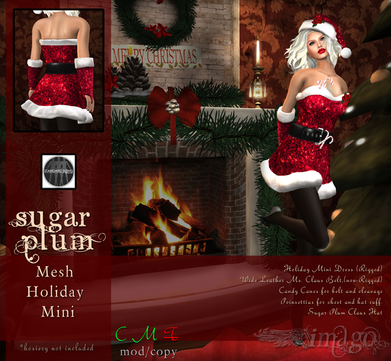 Sugar Plum - Mesh Holiday Mini