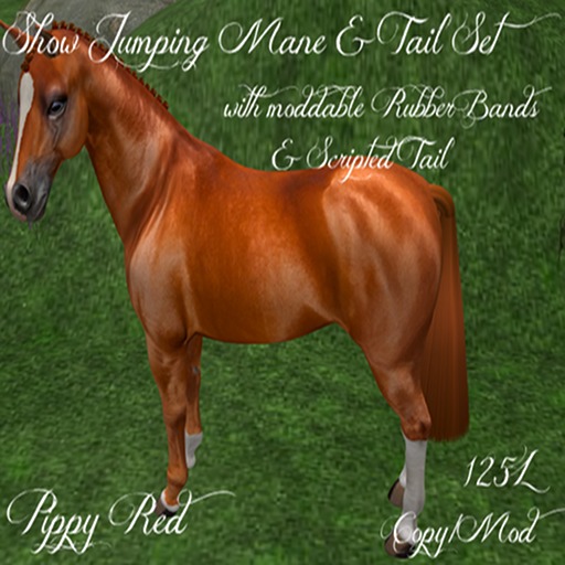 DD&DE Show Jumping Mane & Tail Set (PippyRed)