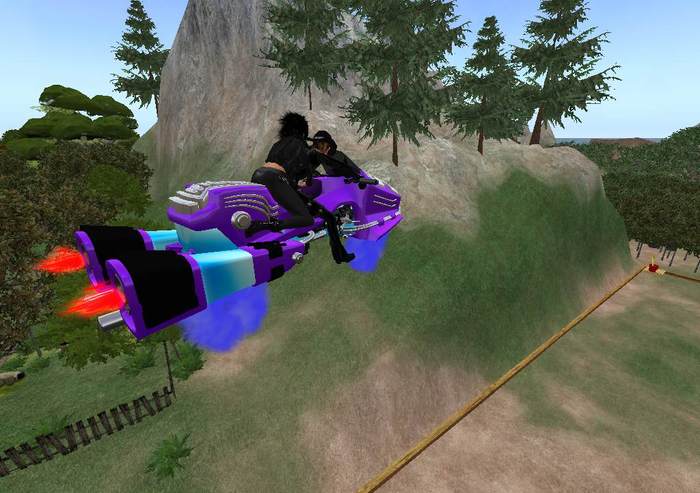 Jet Bike Space Scooter  COPY/MOD MESH 