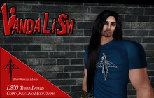 Bat-Winged Hand T-Shirt (Blue)