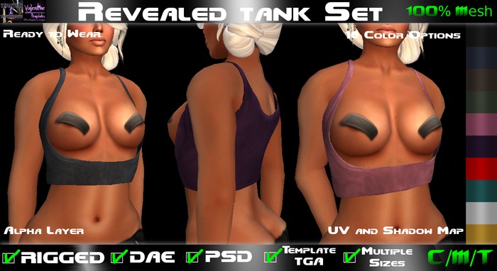 *EVO VT MESH* Revealed Tank Set 