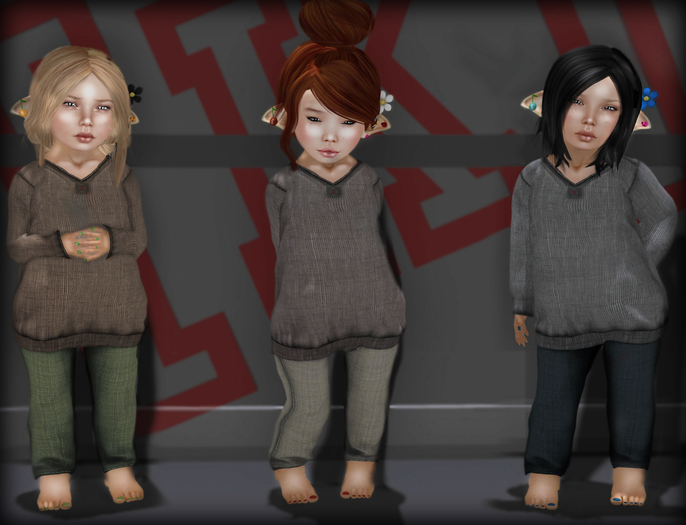 [K] KlioSet (Muesli\Sage) BABY\KID -Toddleedoo-