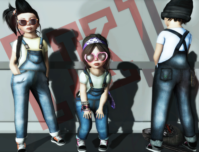 [K] KrocKrocOverall (CleanWater) BABY\KID -Toddleedoo-