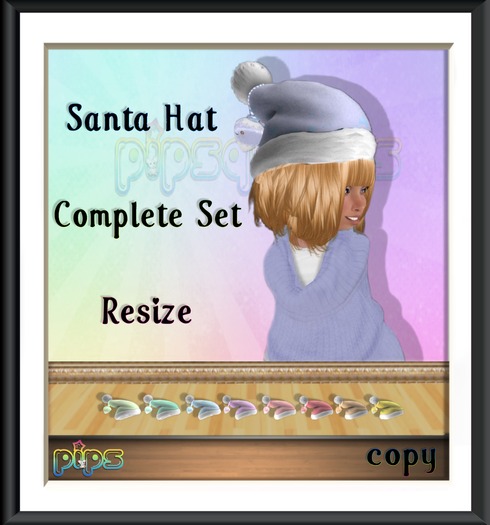 {PiP} Santa Hat Oblong Set
