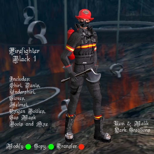 Firefighter Black 1