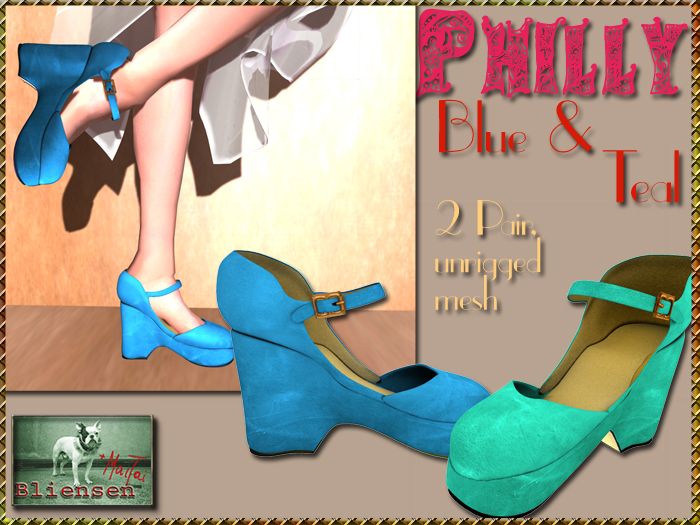 Bliensen + MaiTai - Philly - Shoes - Blue & Teal