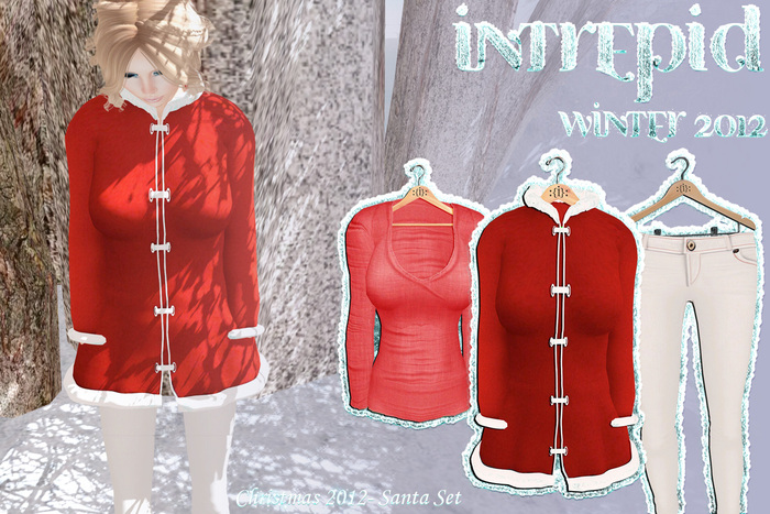 Intrepid:: White Christmas- Santa Red