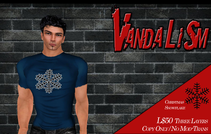 Snowflake T-Shirt (Blue)