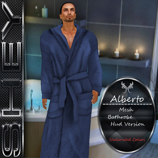 SHEY - Alberto Mesh Bathrobe