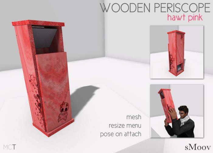 sMoov - Wooden Periscope - Hawt Pink