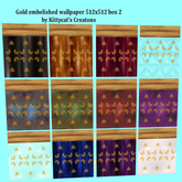 Gold embelished wallpaper box 2