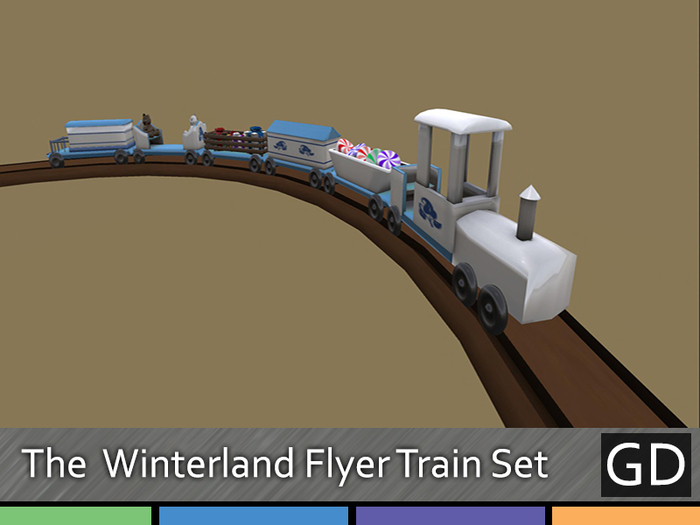 GD The Winterland Flyer Train Set