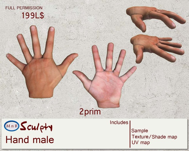 *~M`n B~* Hand male